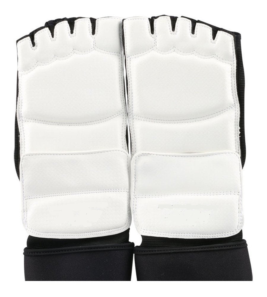 CTHOPER Children and Adult Foot Protector Gear Leather Feet Guard Ankle Suppor Protection MMA/Muay Thai/Boxing /MTB - CTHOPER