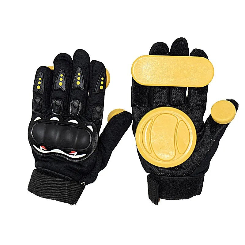 ERUMEI Skateboard Gloves With Sliders Standard Long Board Road Downhill Brake Slide Gloves