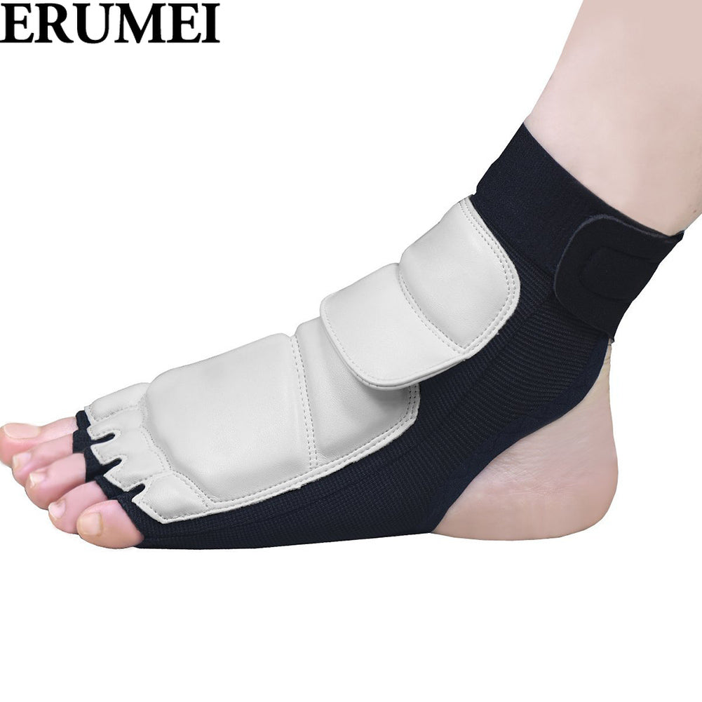 ERUMEI Taekwondo Foot Protector Gea Ankle Brace Support Pad Feet Guard Tae Kwon Do Feet Protective Gear For Kickboxing