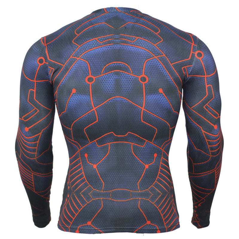 Men's 3D Printed Long Sleeve T Shirts - CTHOPER