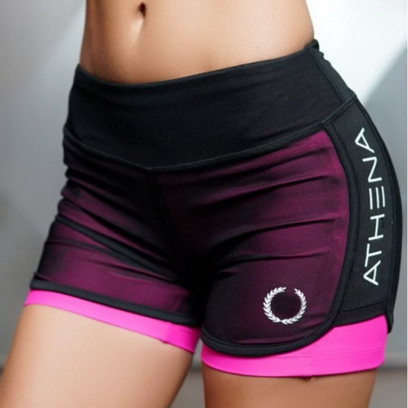 Women's Mesh Fitness Compression Yoga Shorts - CTHOPER