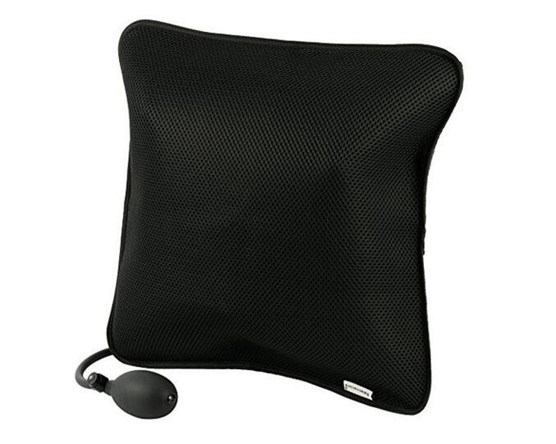 CTHOPER Lumbar Support Inflatable Cushion Backrest Portable Pillow wit
