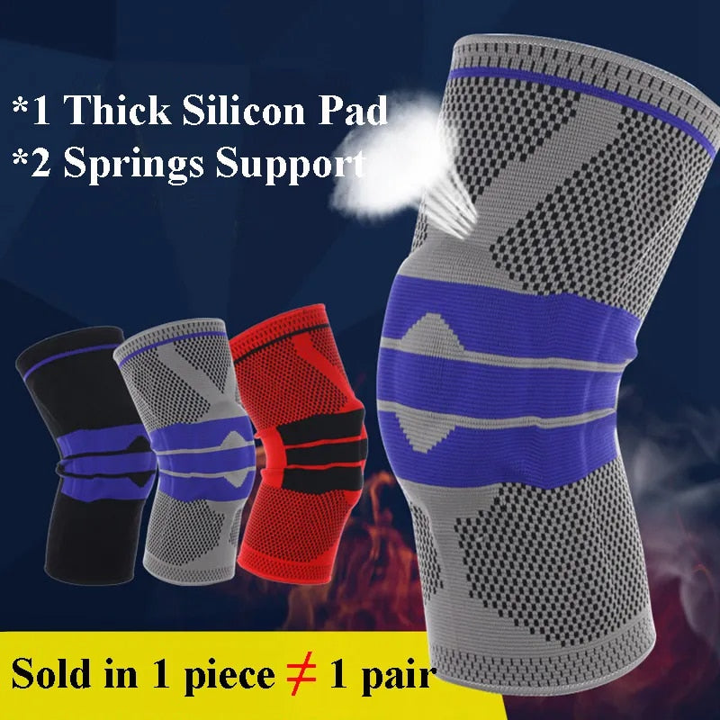 ERUMEI Elastic Knee Support Brace Kneepad Adjustable Patella Volleyball 1PC