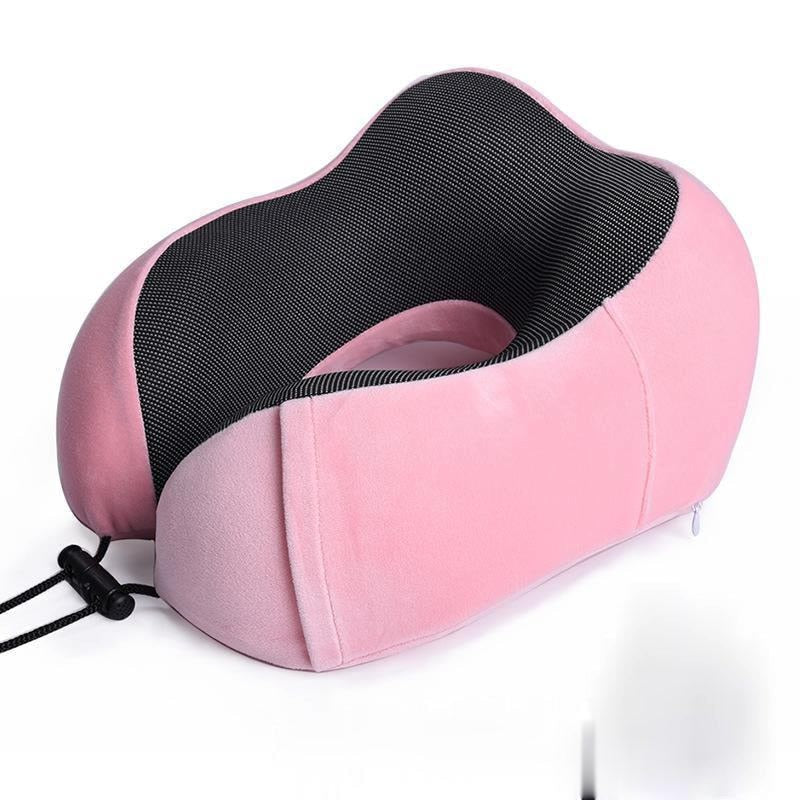 U Shaped Memory Foam Neck Pillows Soft Travel Pillow Massage Neck Pillow Sleeping Airplane Pillow Cervical Healthcare Bedding