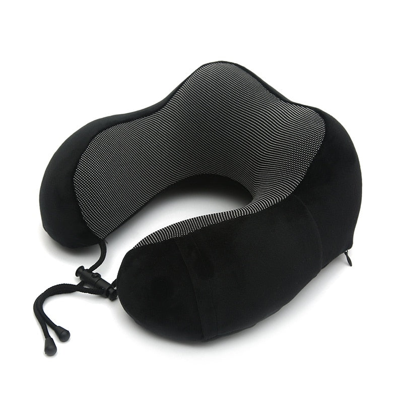 U Shaped Memory Foam Neck Pillows Soft Travel Pillow Massage Neck Pillow Sleeping Airplane Pillow Cervical Healthcare Bedding