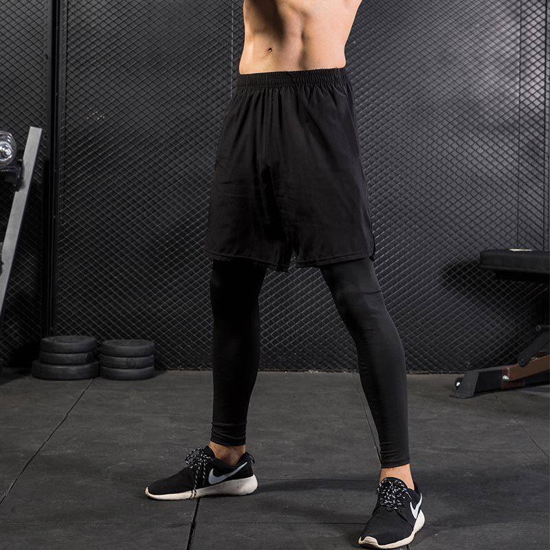 Men's Basketball 2 in 1 Shorts Pants - CTHOPER