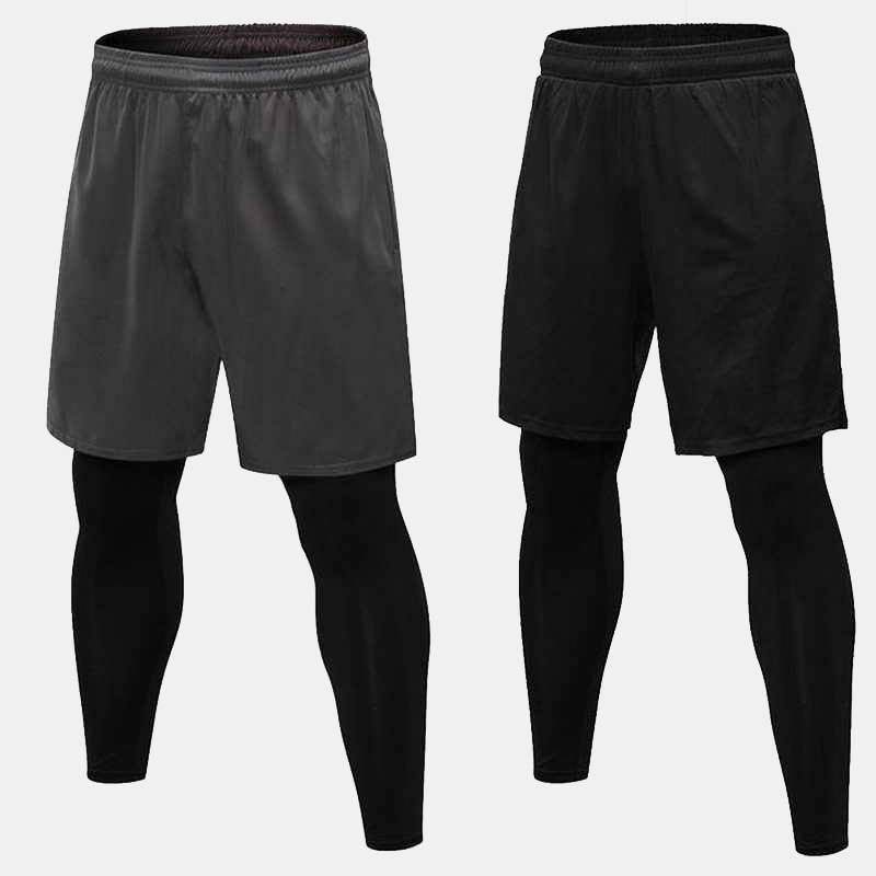 Men's Basketball 2 in 1 Shorts Pants - CTHOPER