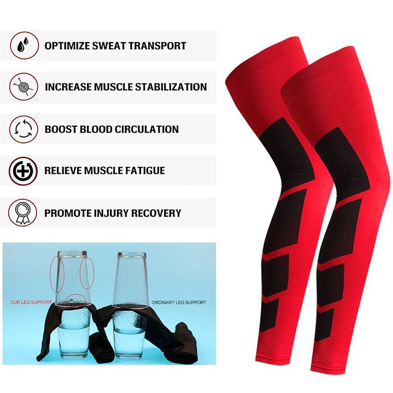 Basketball Compression Knee & Calf Sleeves - 1 Pcs - CTHOPER