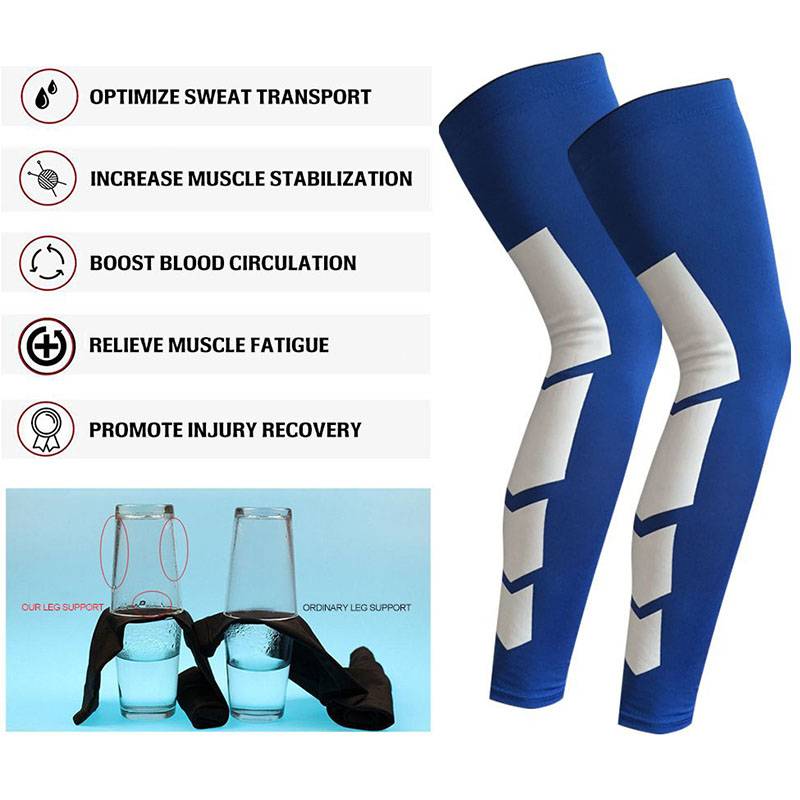 Basketball Compression Knee & Calf Sleeves - 1 Pcs - CTHOPER