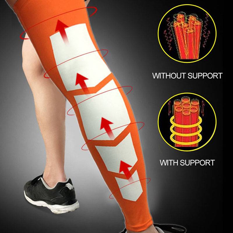 Basketball Compression Knee & Calf Sleeves - 1 Pcs - CTHOPER