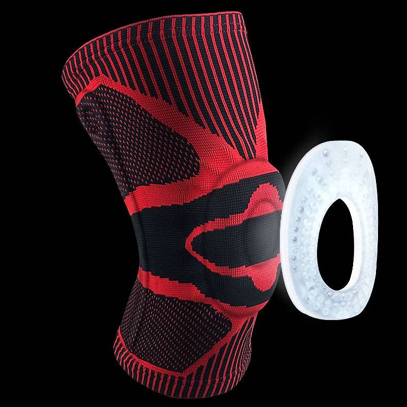 Knee Brace with Side Stabilizers & Patella Gel Pads -2 Pcs - CTHOPER