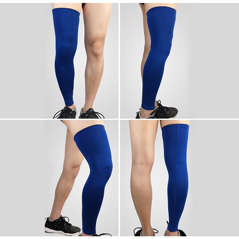 Supporo Unisex Sports Compression Calf Sleeves Black and Blue - Supporo