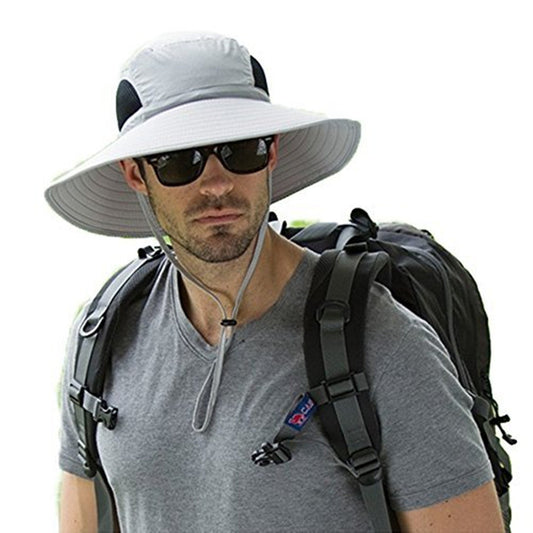 Wide Brim Breathable Mesh Sun Fishing Hat For Men & Women - CTHOPER