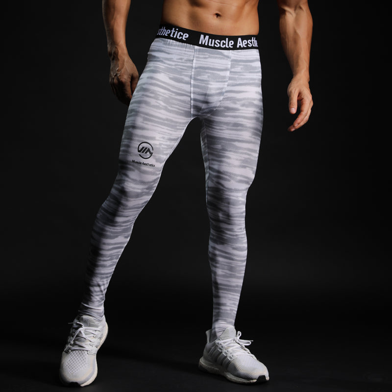 Men Compression Tight Leggings Gym Fitness Jogging Pants - CTHOPER