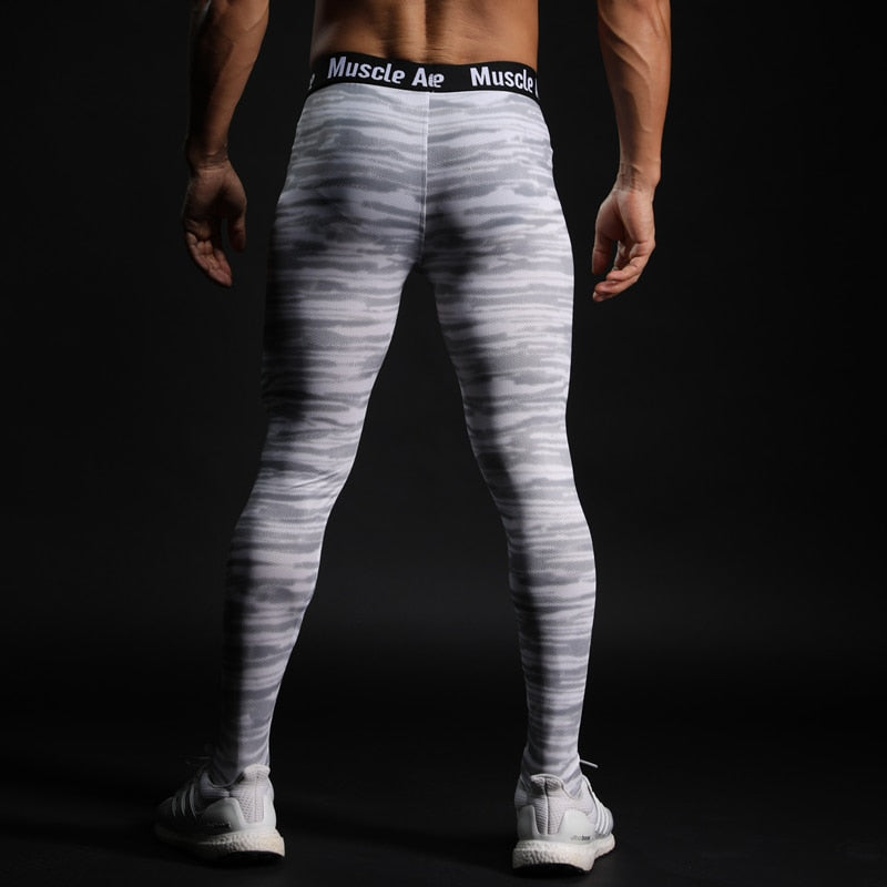 Men Compression Tight Leggings Gym Fitness Jogging Pants - CTHOPER