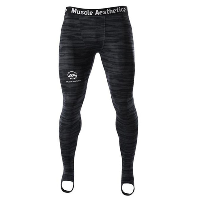 Men Compression Tight Leggings Gym Fitness Jogging Pants - CTHOPER