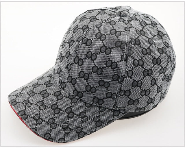 High Quality Geometric Print Spring Summer Lady Men's Snapback Baseball Cap - CTHOPER