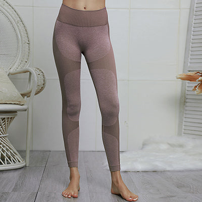 Women High Waist Slim Push Up Energy Seamless Yoga Leggings - CTHOPER