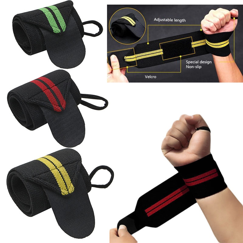 Sport Wrist Weight Lifting Strap Bandage Hand Support Wristband - CTHOPER