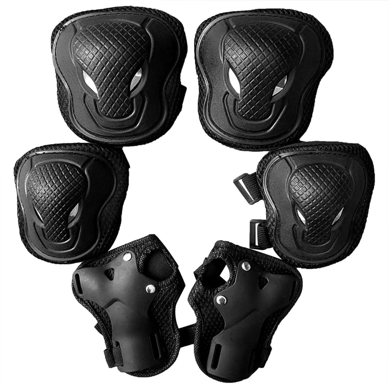 Kids Protective Gear Set, 3 in 1 Knee and Elbow Pads with Wrist