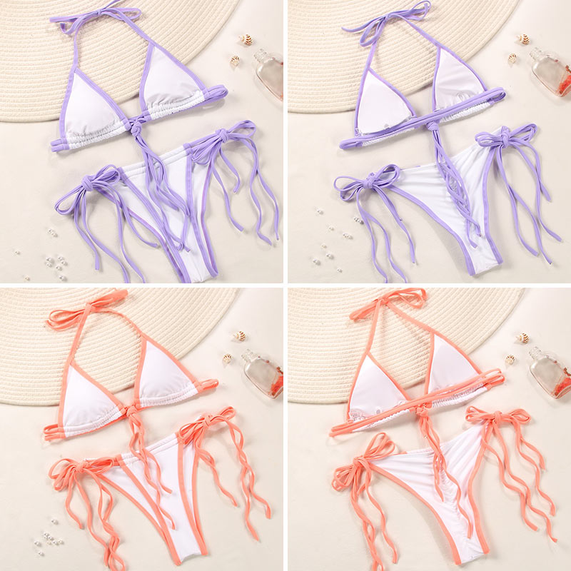 Sexy Swimwear Women 2021 Bikini String Swimming Suit For Women Bathing Suit Micro Folds Hight Cut Monokini One Piece Suit