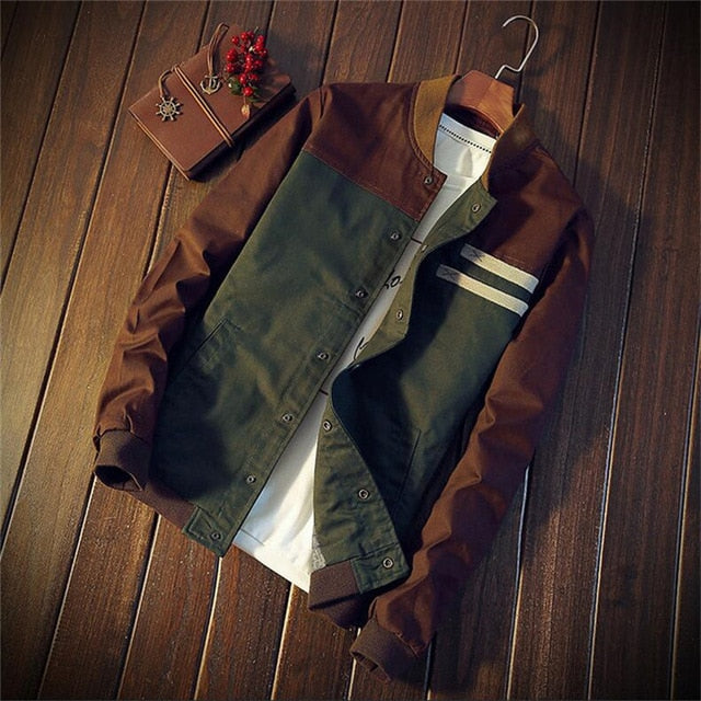 Men's Autumn Military Slim Jacket Coat - CTHOPER