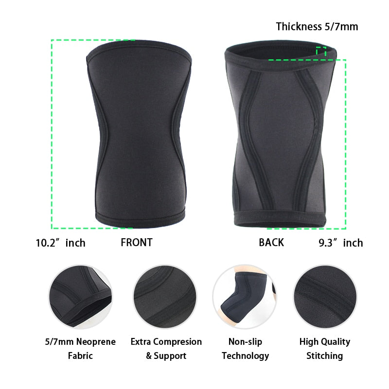 Weightlifting Knee Sleeves - 1 Pair - CTHOPER