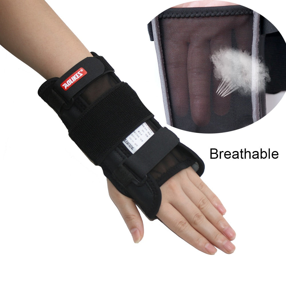 Upgrade Breathable Wrist Support Carpal Tunnel Splint Adjustable Wrist Support Brace For Pain Relief from Carpal Tunnel Syndrome - CTHOPER