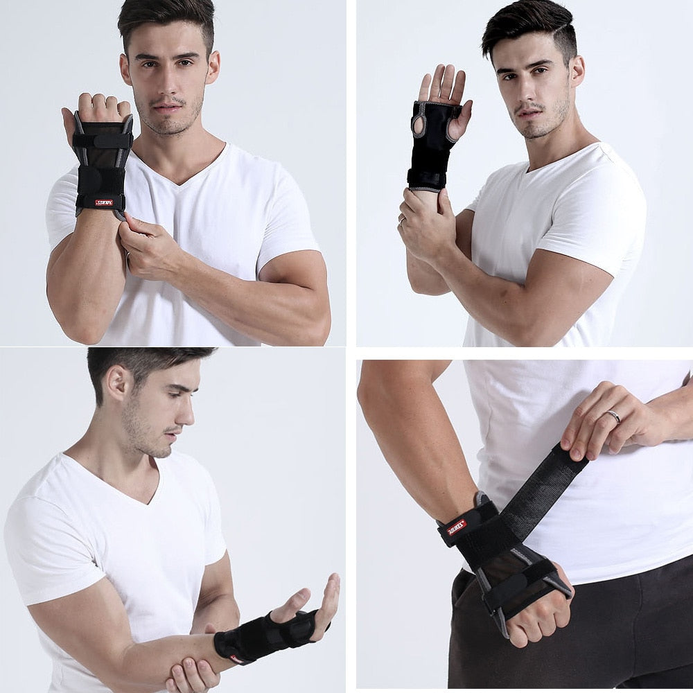 Upgrade Breathable Wrist Support Carpal Tunnel Splint Adjustable Wrist Support Brace For Pain Relief from Carpal Tunnel Syndrome - CTHOPER