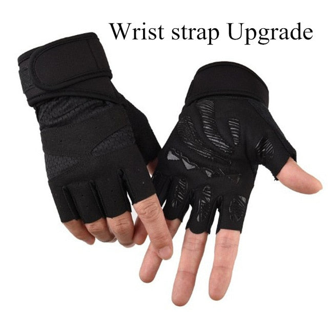 2019 Men/Women Fitness Half Finger Gloves - CTHOPER