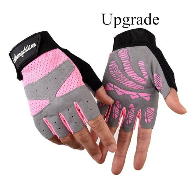 2019 Men/Women Fitness Half Finger Gloves - CTHOPER