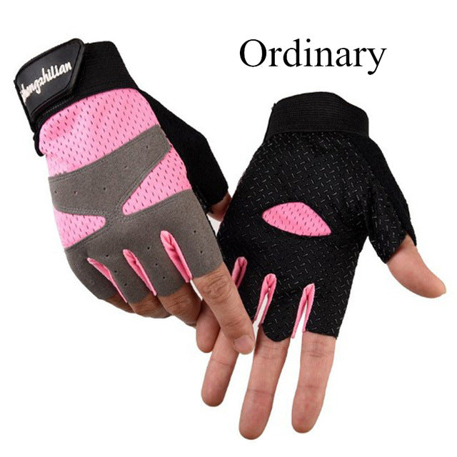 2019 Men/Women Fitness Half Finger Gloves - CTHOPER