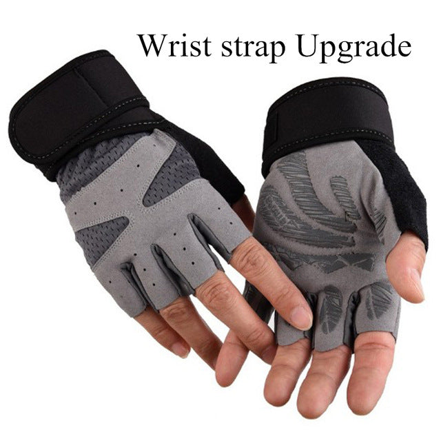 2019 Men/Women Fitness Half Finger Gloves - CTHOPER