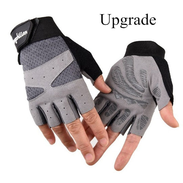 2019 Men/Women Fitness Half Finger Gloves - CTHOPER