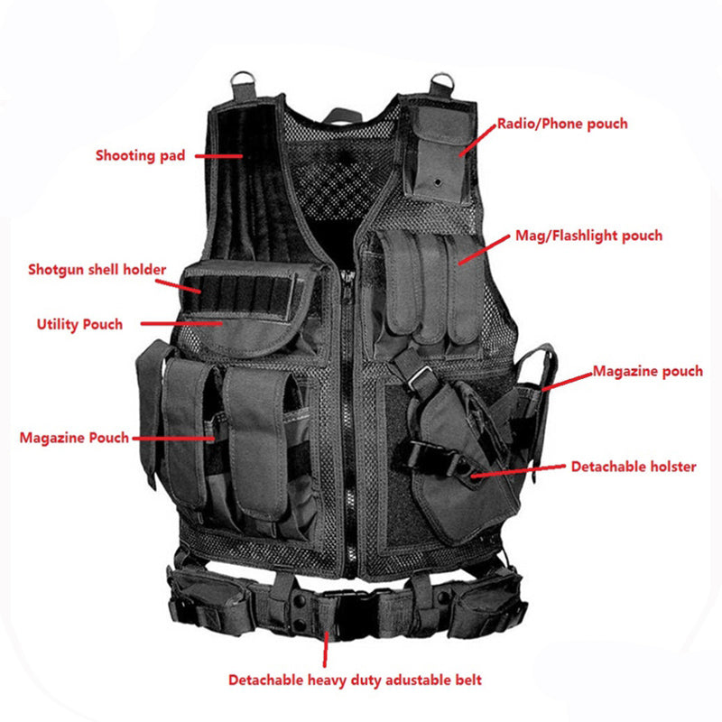 Outdoor Ultra-Light Breathable Combat Military Equipment Tactical Vest - CTHOPER