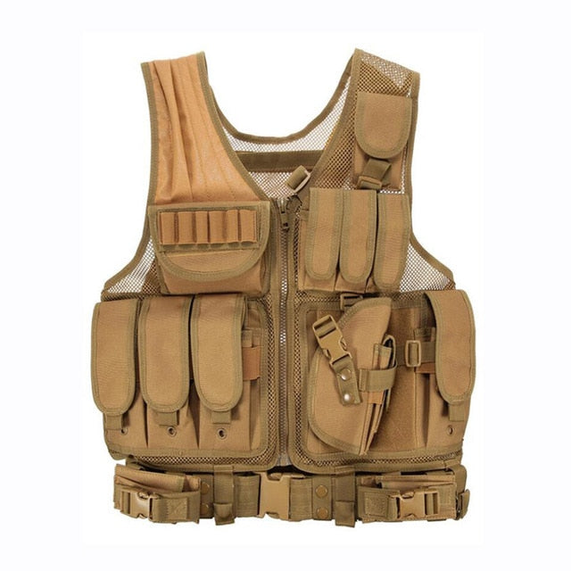 Outdoor Ultra-Light Breathable Combat Military Equipment Tactical Vest - CTHOPER