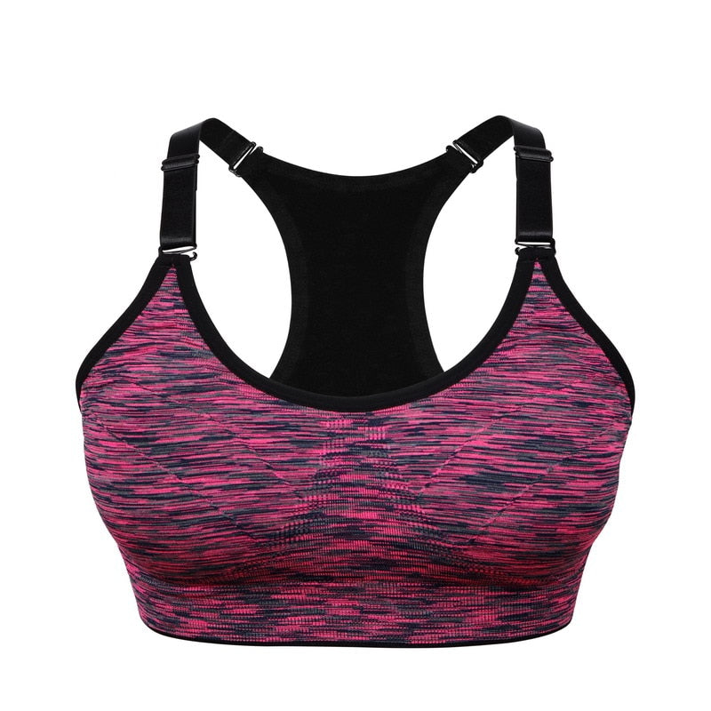 Women's Push Up Seamless Running Yoga Bra - CTHOPER