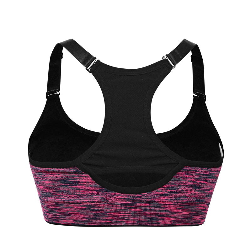 Women's Push Up Seamless Running Yoga Bra - CTHOPER