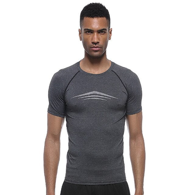 Men's Short Sleeve Fitness T Shirts - CTHOPER