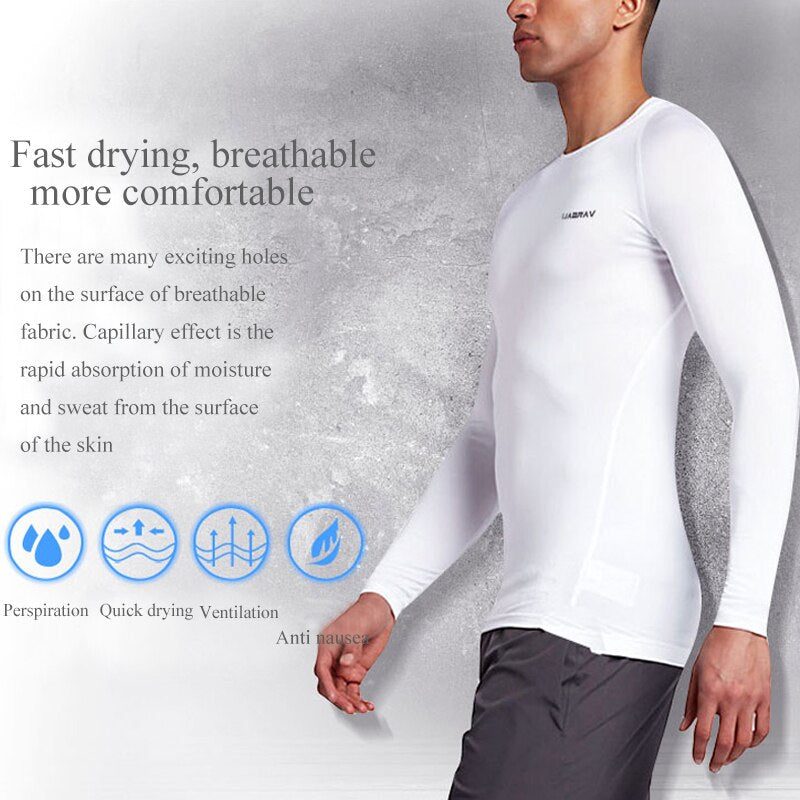 Men's Slim Fit Fitness Workout Tight T-Shirts - CTHOPER