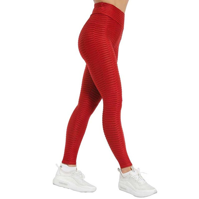 Women Sexy High Waist Push Up Yoga Pants - CTHOPER