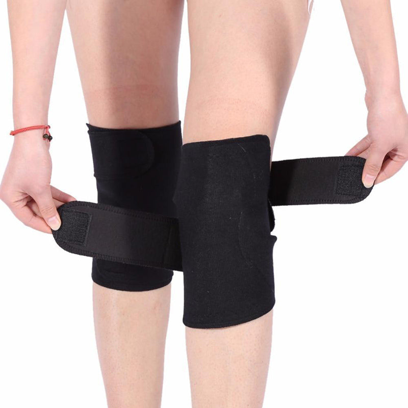 CTHOPER Self Heating Tourmaline Magnetic Therapy Knee Brace Sleeve - 1Pair - CTHOPER