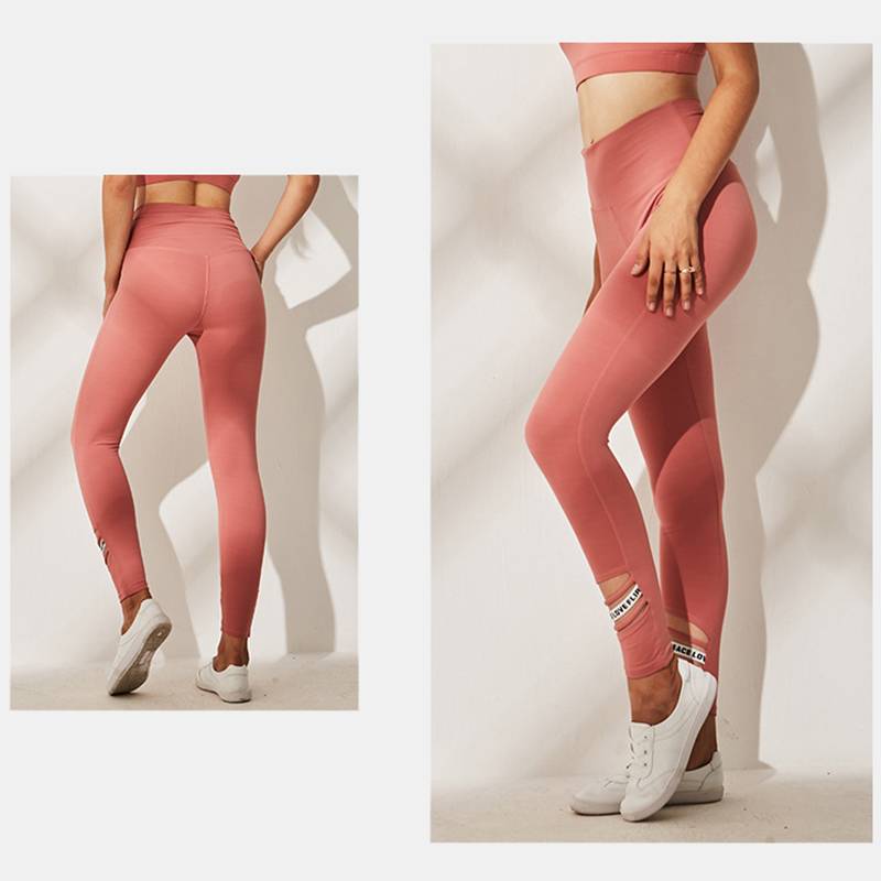 Women's High Waist Running Sports Leggings - CTHOPER