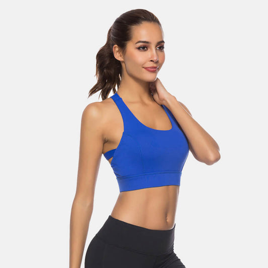 Women's Cross Back Sports Bra - CTHOPER