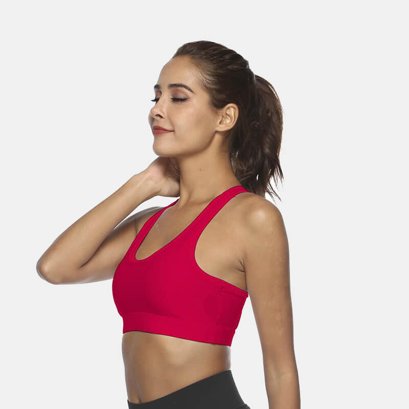 Women's Back Pocket Sports Bra - CTHOPER