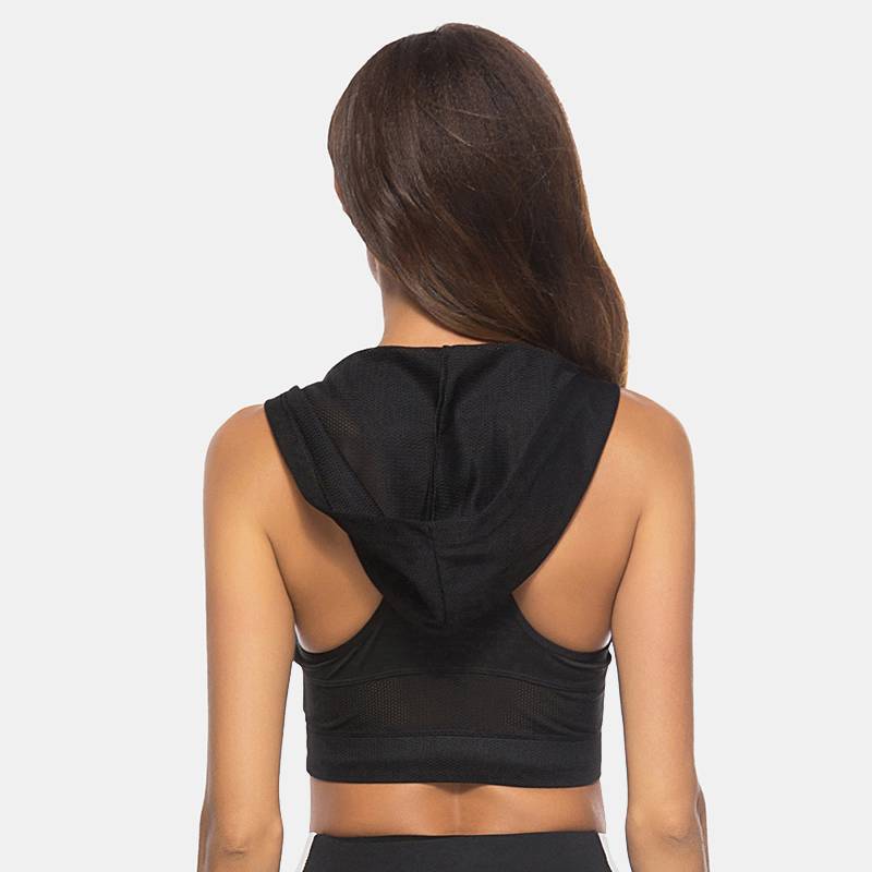 Women's Hooded Sports Bra - CTHOPER