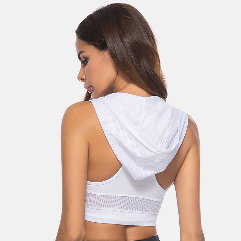 Women's Hooded Sports Bra - CTHOPER